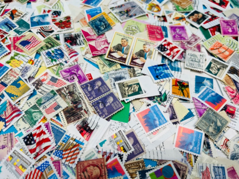 Photo 4 of 686368…hundreds of used stamps 