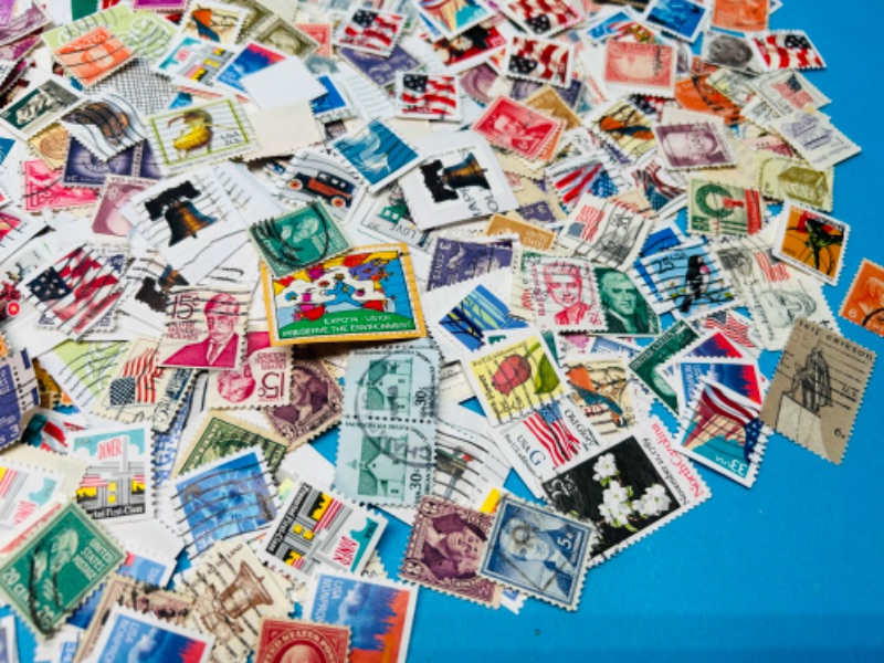 Photo 7 of 686368…hundreds of used stamps 