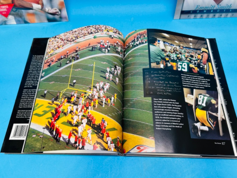 Photo 4 of 686375…vintage NFL portrait, magazine, and Sports illustrated Super Bowl hardcover book