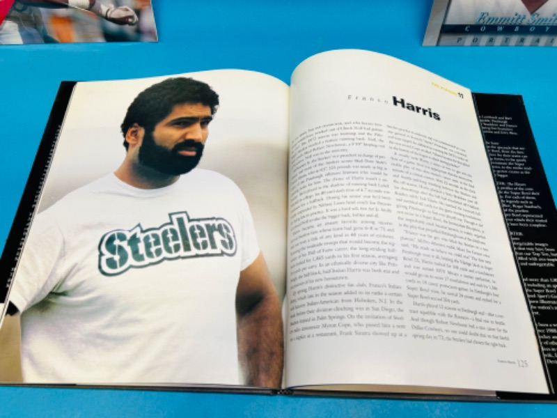 Photo 2 of 686375…vintage NFL portrait, magazine, and Sports illustrated Super Bowl hardcover book