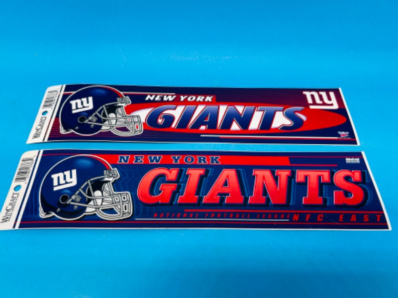 Photo 2 of 686379…2008 New York Giants calendar and 2 bumber stickers 