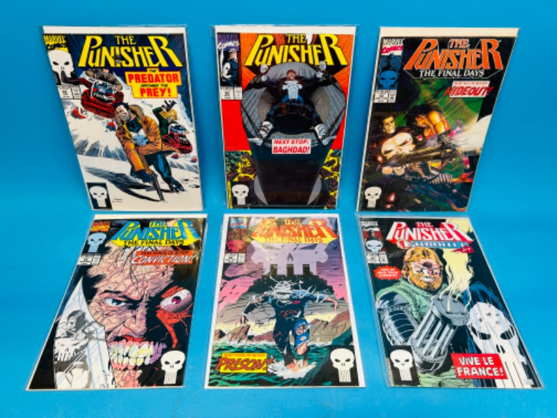 Photo 1 of 686384… 6 punisher comics in plastic sleeves 