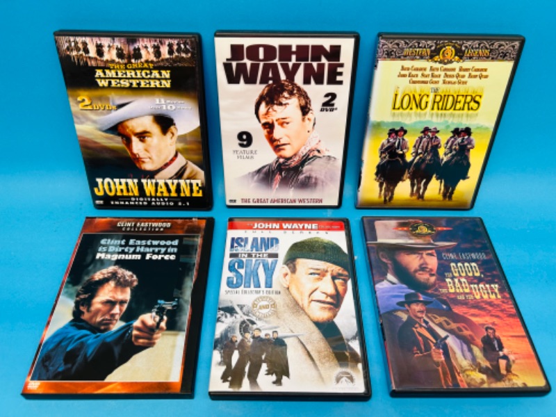 Photo 1 of 686403…6 western DVD movies 