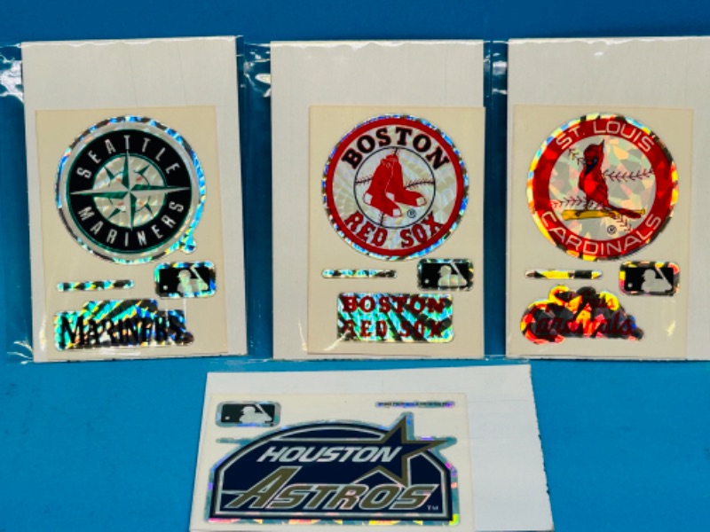 Photo 1 of 686419…4 vintage sports stickers 