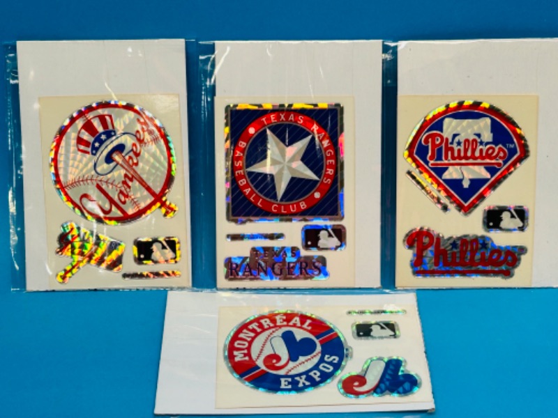 Photo 1 of 686424…4 vintage sports stickers 