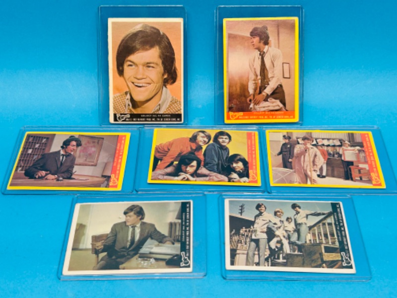 Photo 1 of 686427…7 vintage Monkees trading cards