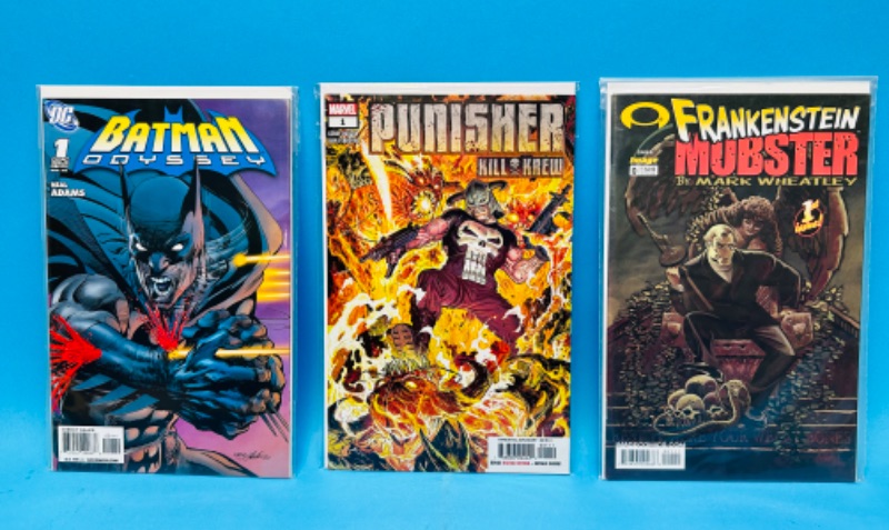 Photo 1 of 686434…3 comics all #1’s in plastic sleeves 