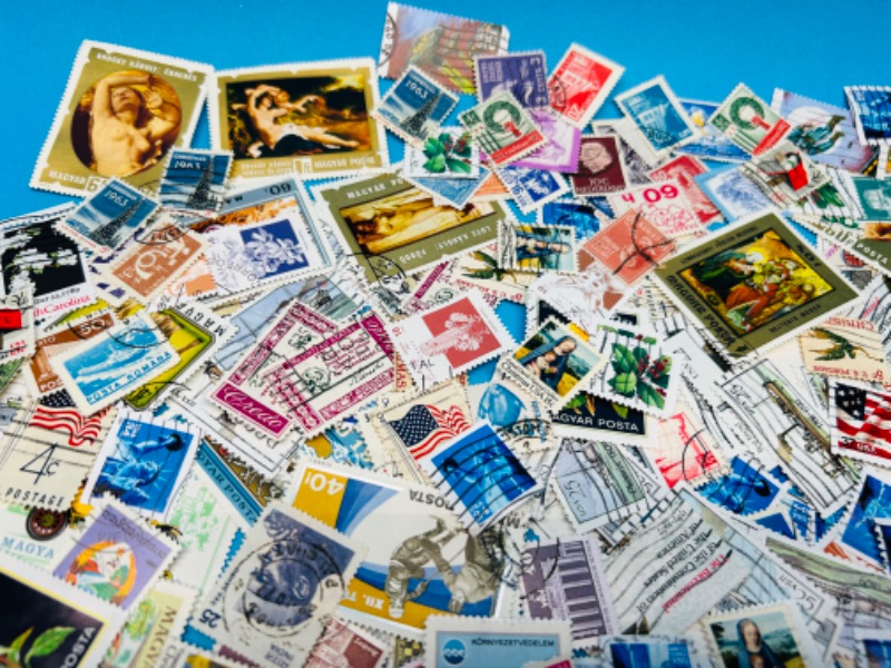 Photo 7 of 686441…hundreds of used worldwide-other countries-stamps 