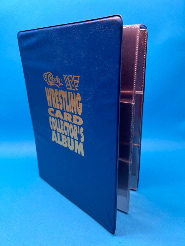 Photo 1 of 686458….used empty classic WWF wrestling card collectors album