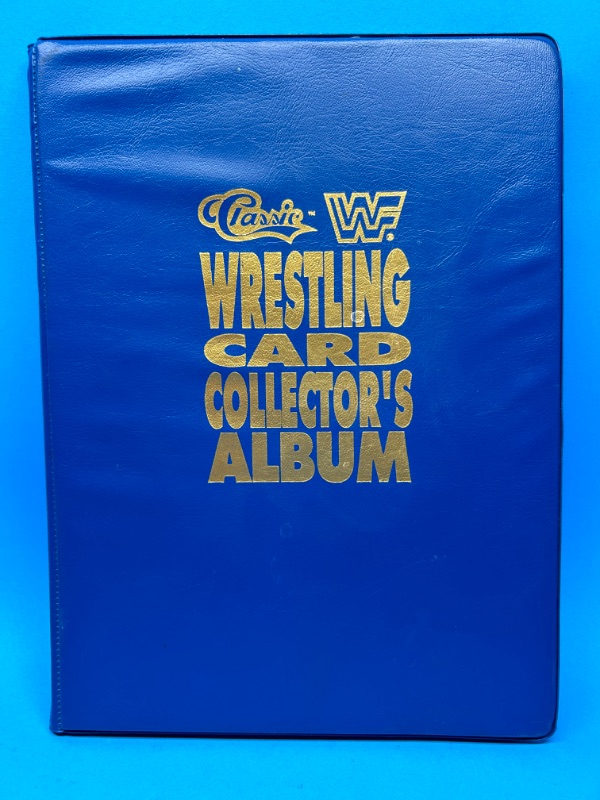 Photo 3 of 686458….used empty classic WWF wrestling card collectors album