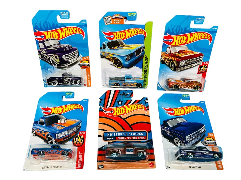 Photo 1 of 686482… 6 hot wheels die cast trucks 