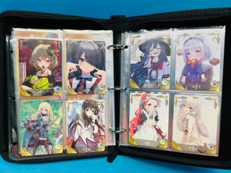 Photo 7 of 686487…68 Asian Anime cards in binder - some holo foil