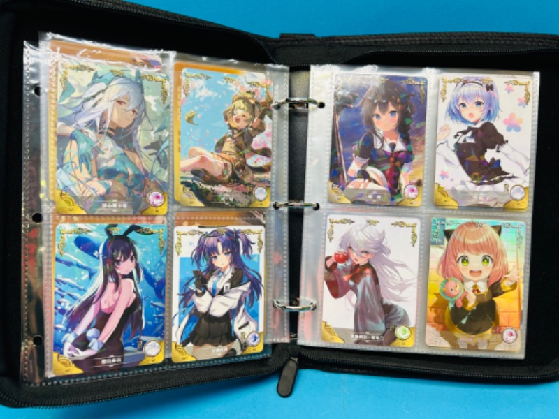 Photo 4 of 686487…68 Asian Anime cards in binder - some holo foil