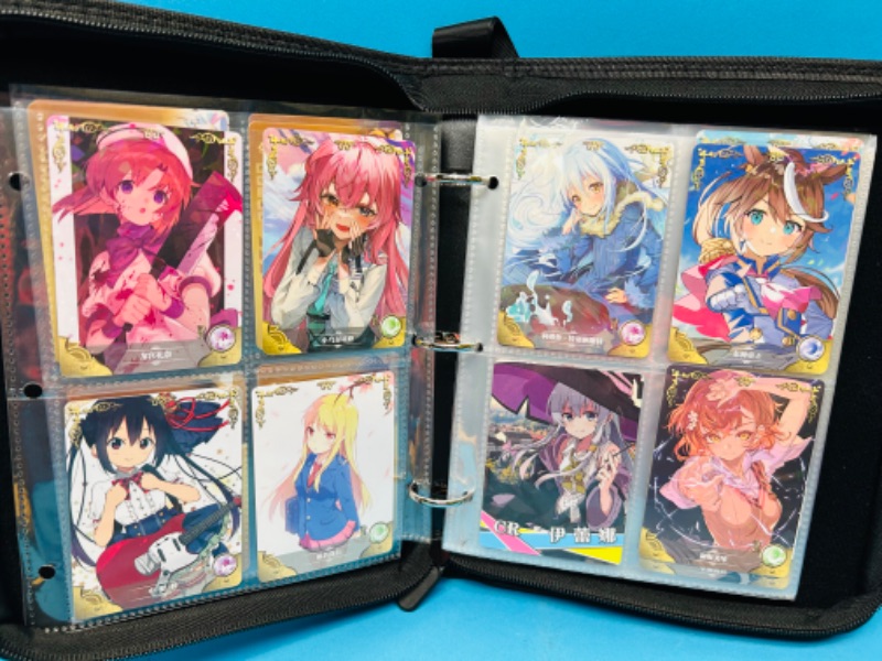 Photo 3 of 686487…68 Asian Anime cards in binder - some holo foil