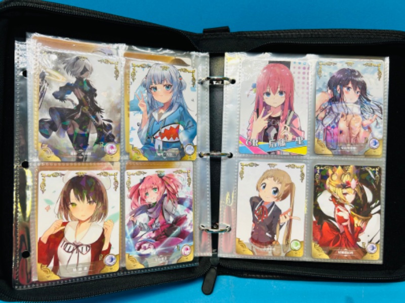 Photo 6 of 686487…68 Asian Anime cards in binder - some holo foil