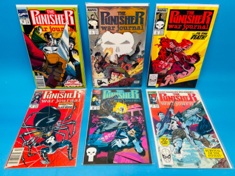 Photo 1 of 686502…6 punisher comics in plastic sleeves 