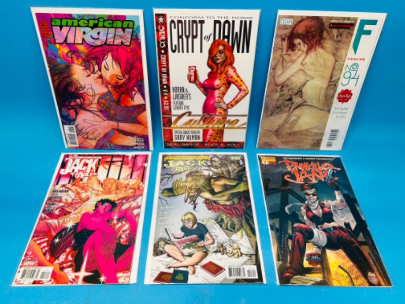 Photo 1 of 686513… adults only- comics for mature readers in plastic sleeves 