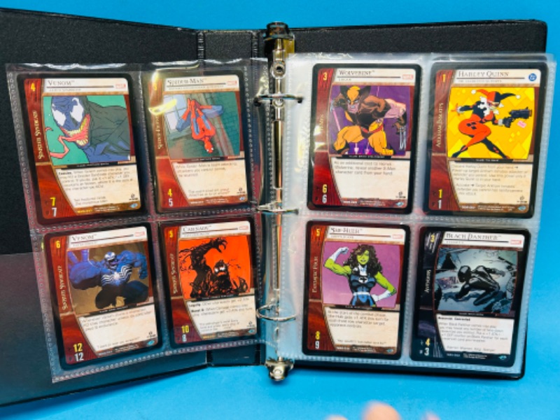 Photo 1 of 686521…200 marvel VS System cards in binder 2004 