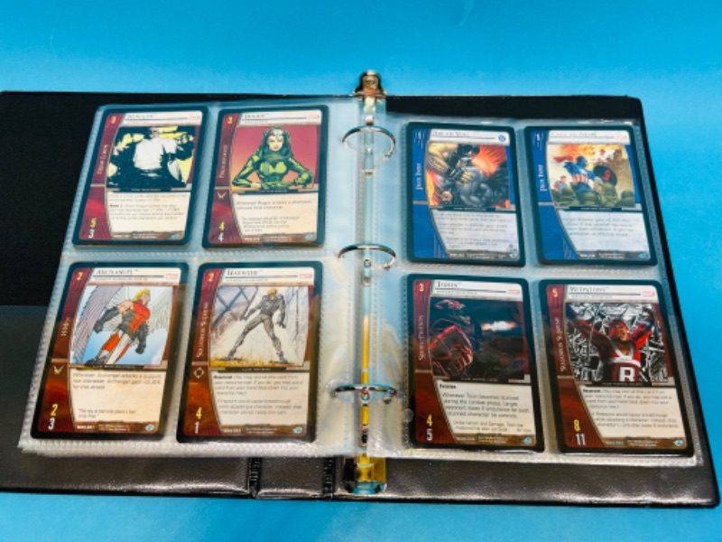 Photo 1 of 686521…200 marvel VS System cards in binder 2004 