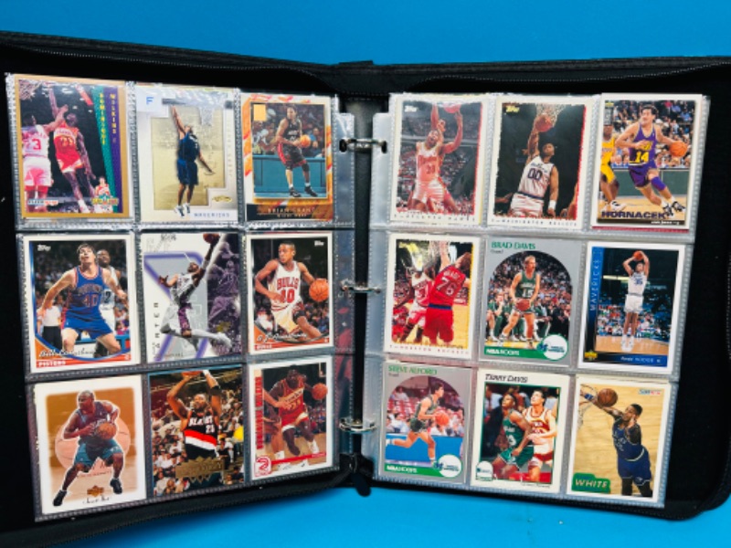 Photo 10 of 686523…288 mixed basketball cards in binder