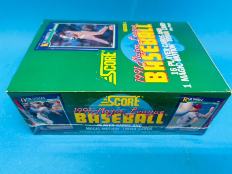 Photo 3 of 686530…sealed Score 1991 baseball cards series 1 box 893 total cards