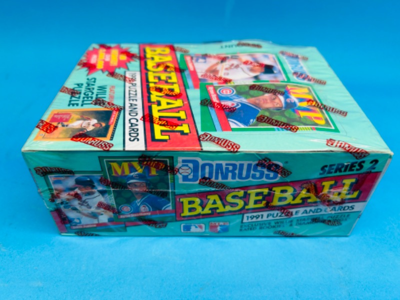 Photo 2 of 686532…sealed Donruss 1991 puzzle and card box 