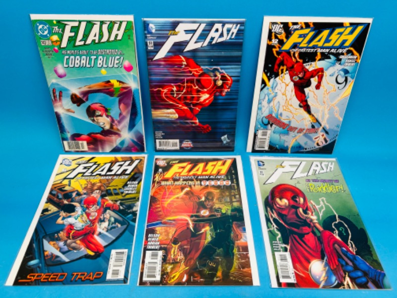 Photo 1 of 686533…6 Flash comics in plastic sleeves 