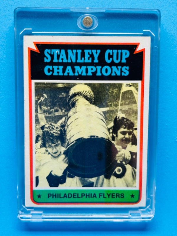 Photo 1 of 686572… Stanley Cup champions Philadelphia Flyers card 216 in hard plastic case