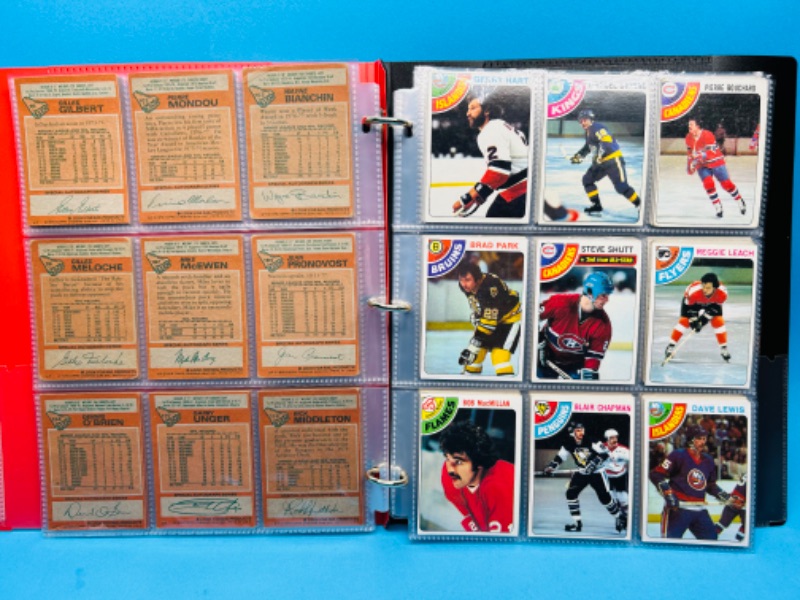 Photo 9 of 686576…99 vintage 1978 hockey cards in binder
