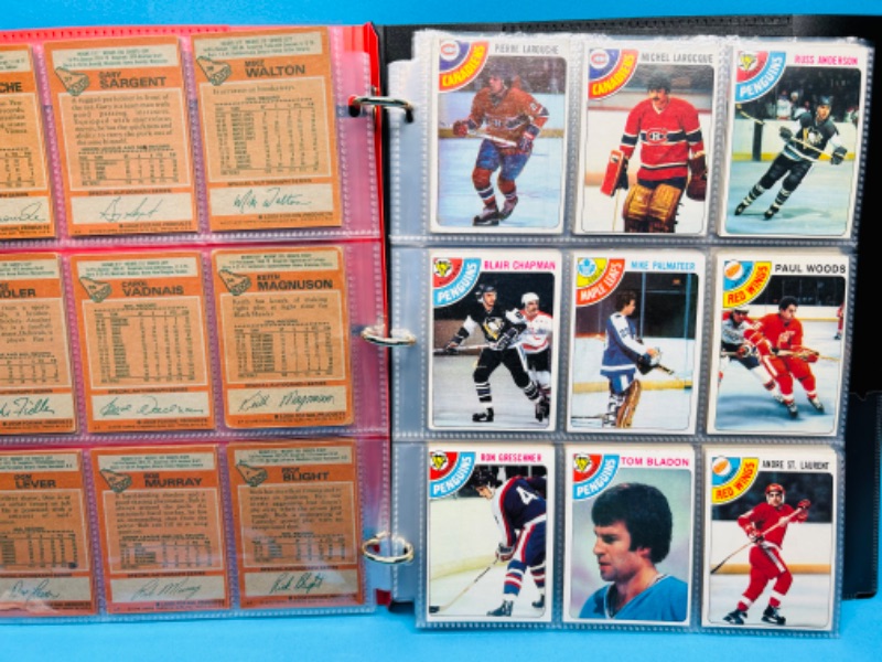 Photo 5 of 686576…99 vintage 1978 hockey cards in binder
