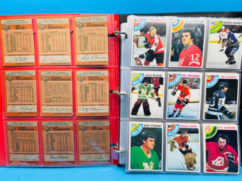 Photo 8 of 686576…99 vintage 1978 hockey cards in binder
