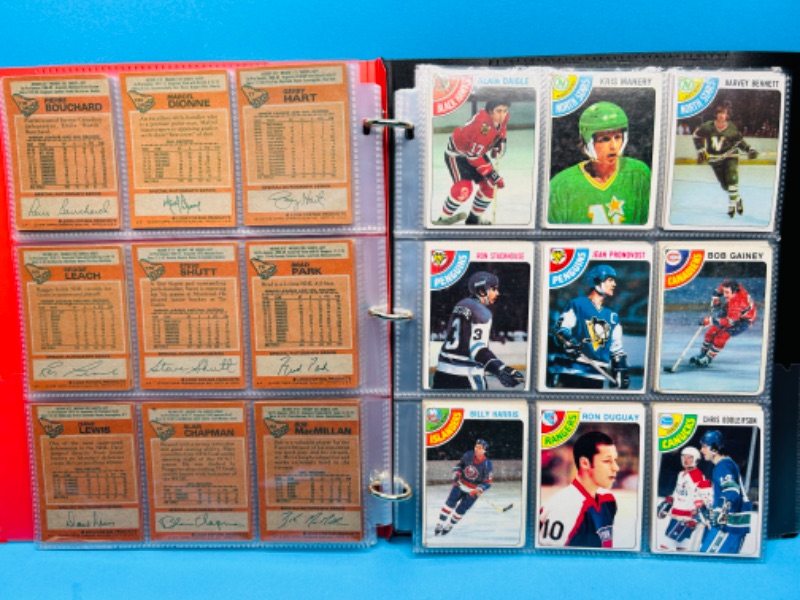 Photo 1 of 686576…99 vintage 1978 hockey cards in binder
