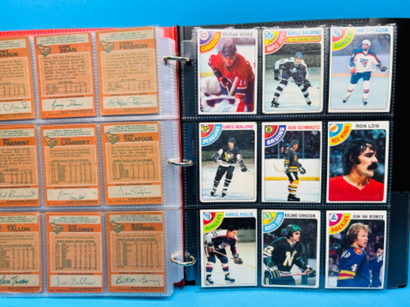 Photo 10 of 686576…99 vintage 1978 hockey cards in binder
