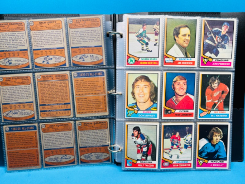 Photo 11 of 686577…117 vintage hockey cards in binder 