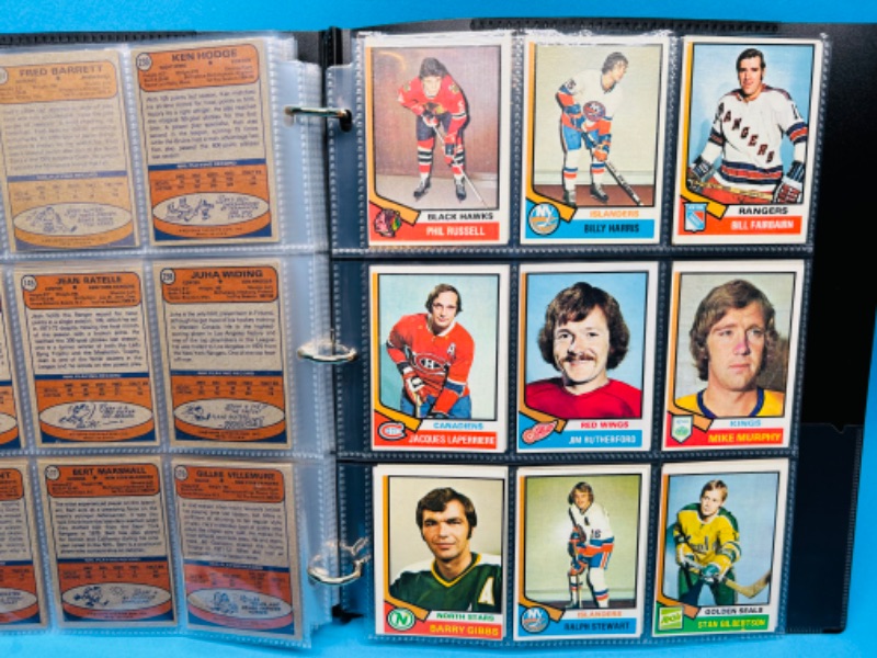 Photo 6 of 686577…117 vintage hockey cards in binder 