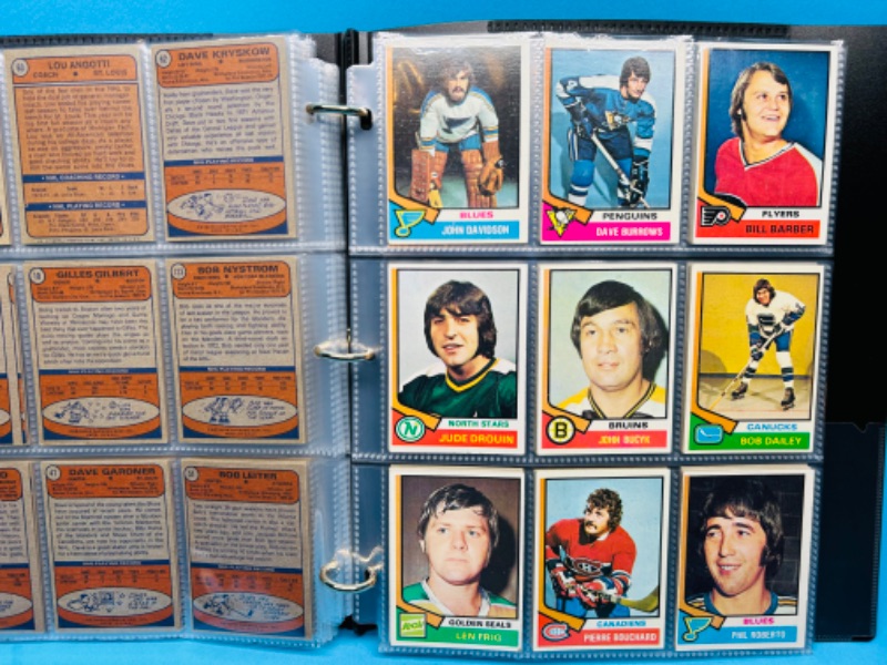 Photo 13 of 686577…117 vintage hockey cards in binder 