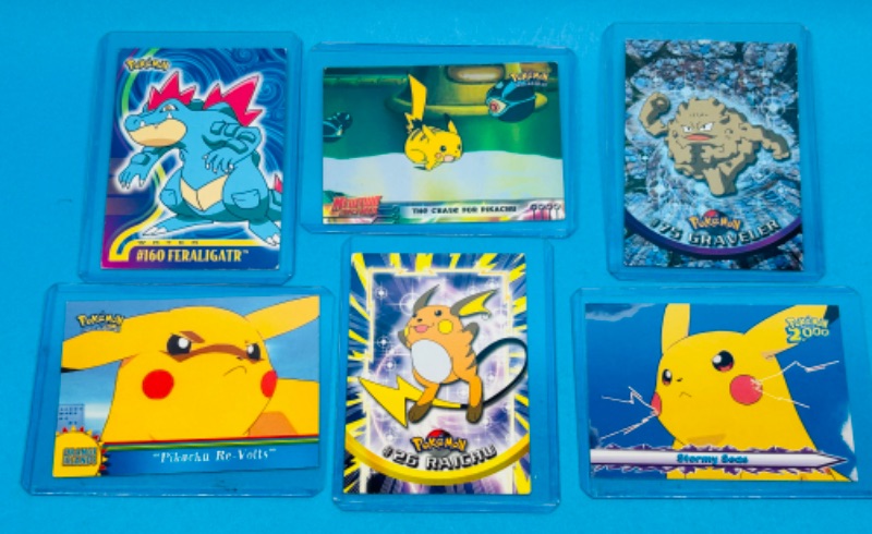 Photo 1 of 686615…Pokémon cards in hard plastic sleeves 