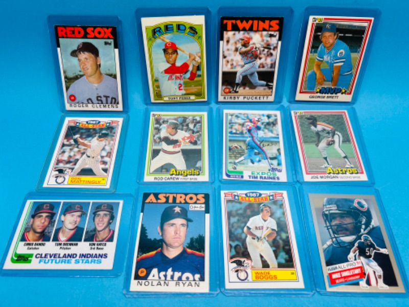 Photo 1 of 686616…mixed collectible sports cards in hard plastic sleeves 