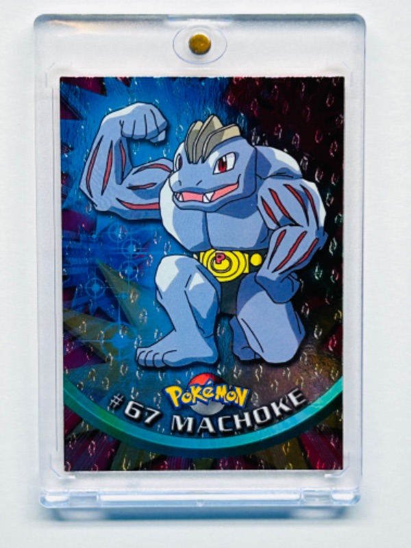 Photo 1 of 686631…topps Pokémon #57 Machoke card 67 in hard plastic case