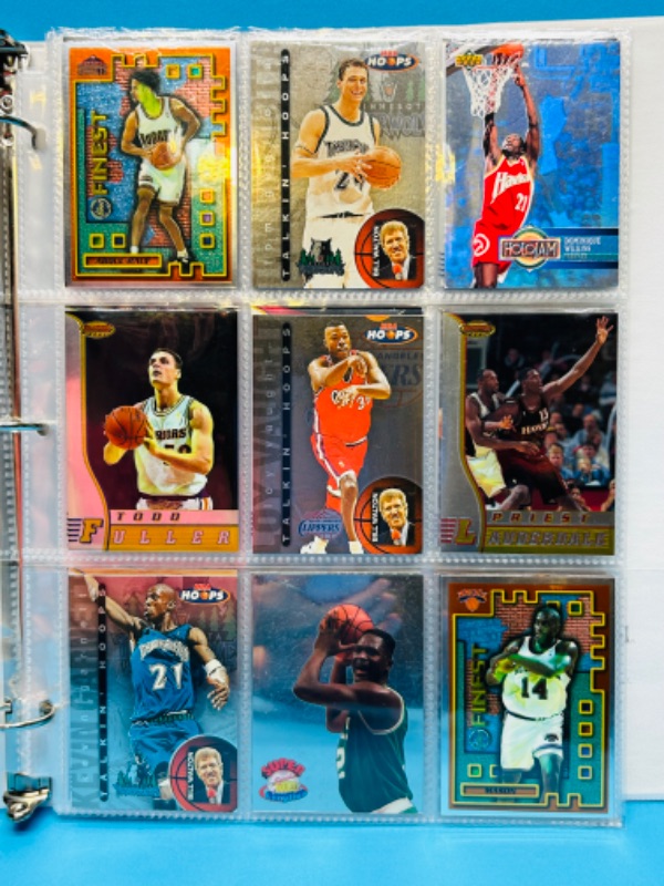 Photo 2 of 686674…108  mixed basketball refractor, chrome, and foil cards in binder 