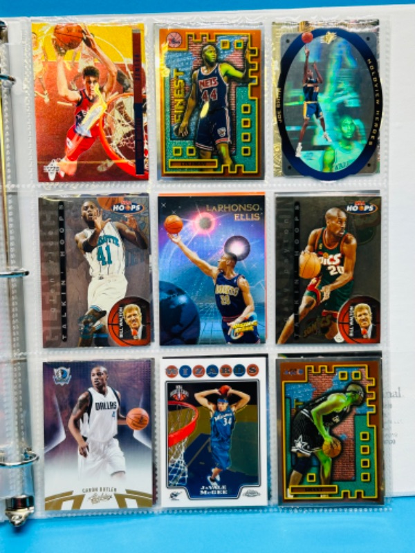 Photo 4 of 686674…108  mixed basketball refractor, chrome, and foil cards in binder 