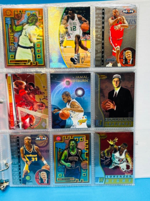 Photo 6 of 686674…108  mixed basketball refractor, chrome, and foil cards in binder 