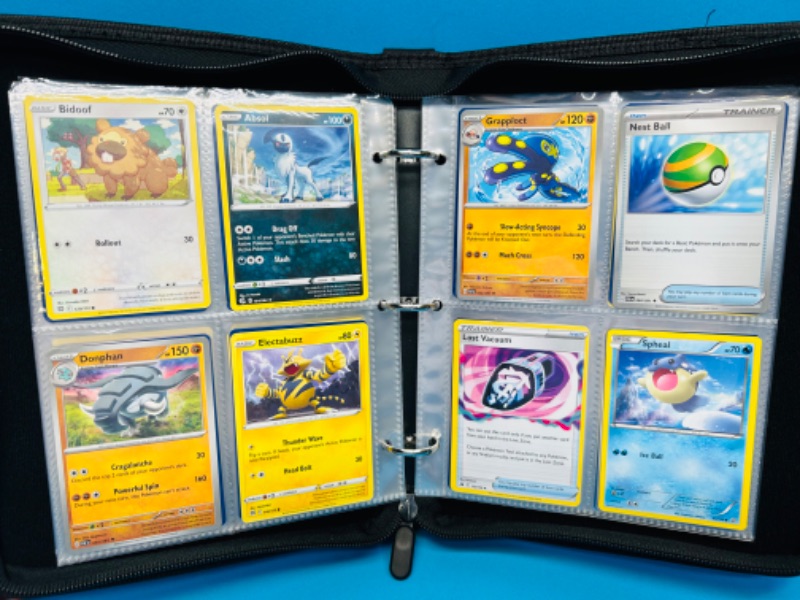 Photo 2 of 686676…112 mixed Pokémon cards in binder -various dates