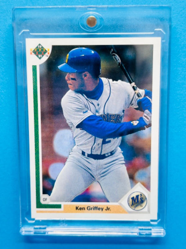 Photo 1 of 686682…upper deck Ken Griffey Jr. card 555 in hard plastic case 