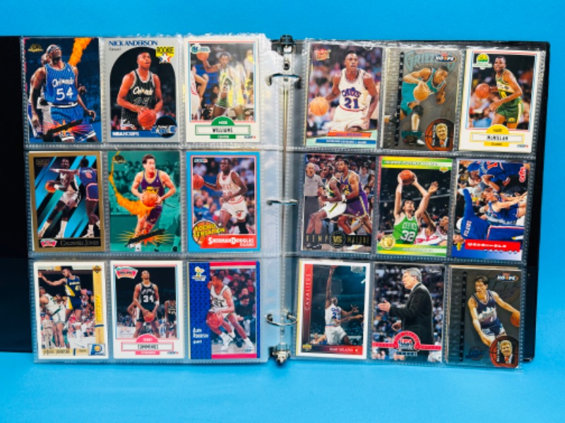 Photo 2 of 686687…252 mixed basketball trading cards in binder 