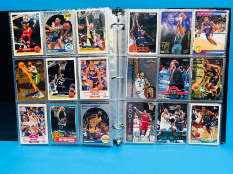 Photo 11 of 686687…252 mixed basketball trading cards in binder 