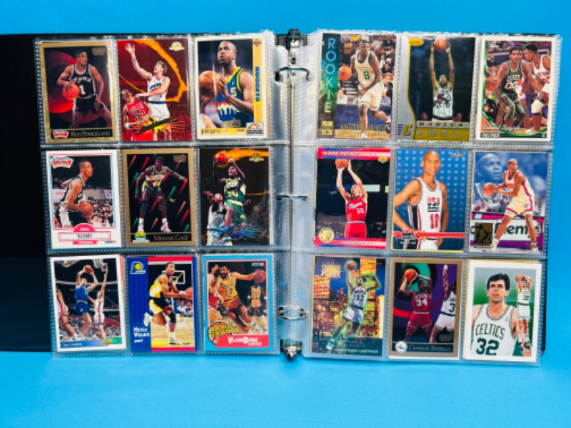 Photo 13 of 686687…252 mixed basketball trading cards in binder 