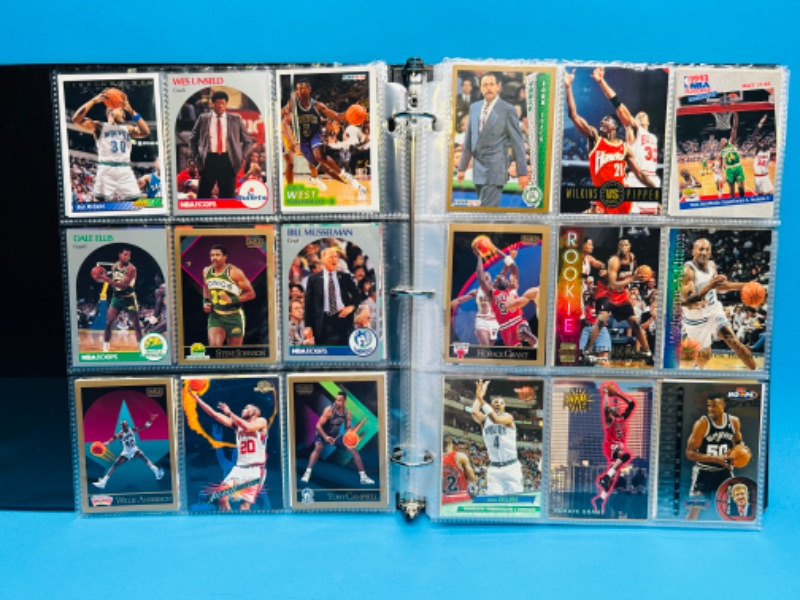 Photo 5 of 686687…252 mixed basketball trading cards in binder 