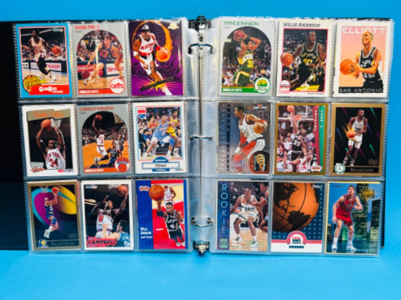 Photo 10 of 686687…252 mixed basketball trading cards in binder 