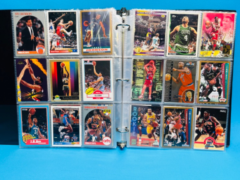 Photo 14 of 686687…252 mixed basketball trading cards in binder 